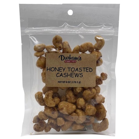 Durhams Durhams Honey Toasted Cashews 6 oz Bagged 7304240019